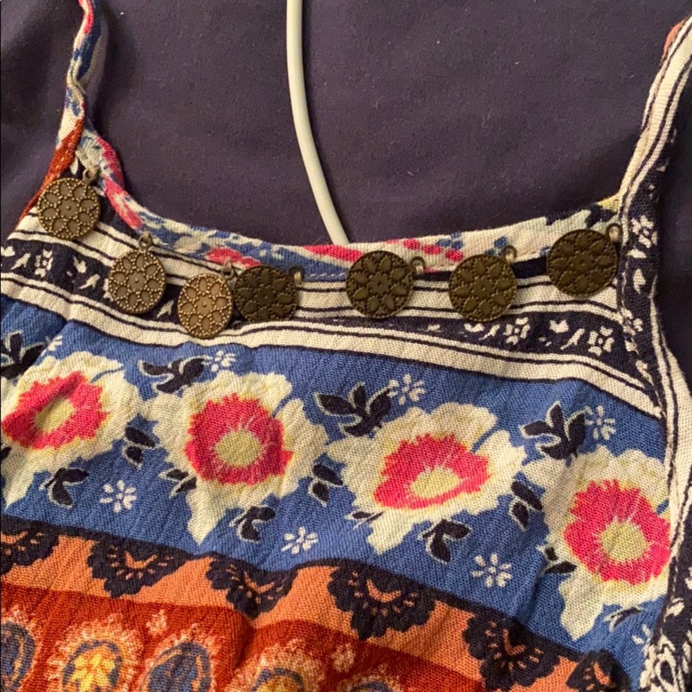 Tribal print romper